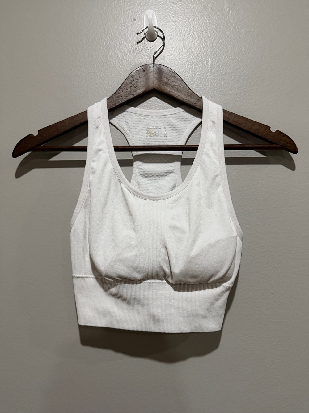 Jockey woman’s White Sports Bra size M